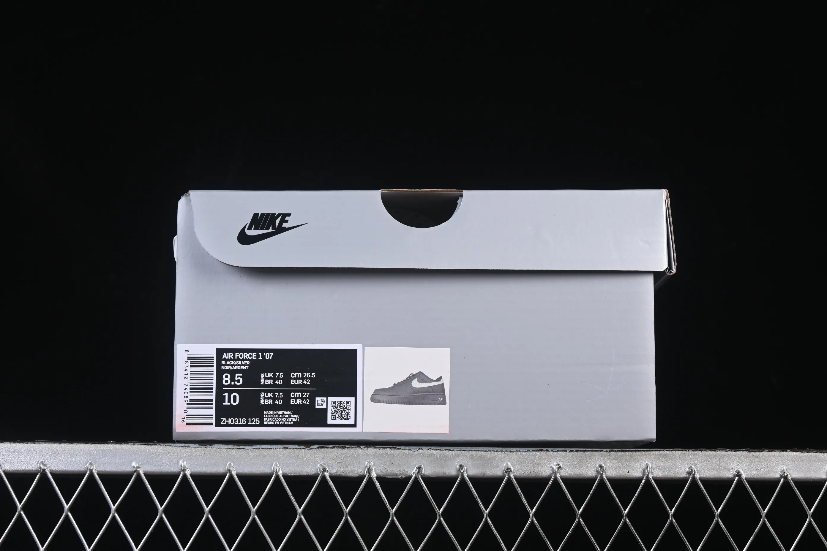 All Categories Nk Air Force 1 Air Force Series Nk Air Force 1 Low Air Force Low Nike Air Force 1'07 Low Black Silver Warrior Air Force One Low Casual Shoes ZH0316-125